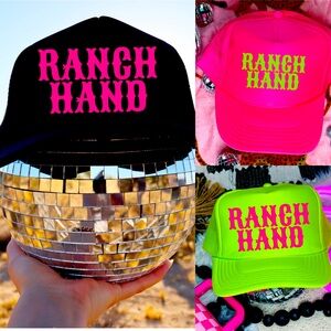 RANCH HAND foam trucker- ❤️YOUR choice of COLOR❤️
